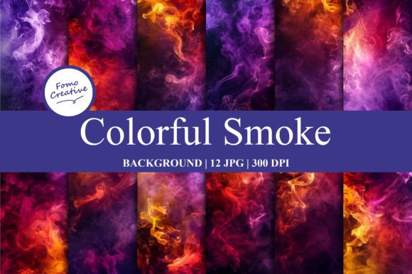 Colorful Smoke: A Bold and Vibrant Design Choice