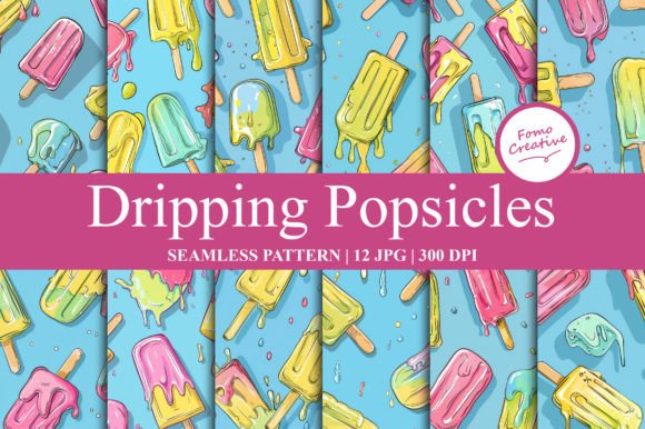 Dripping Popsicles: A Sweet Twist on Digital Design