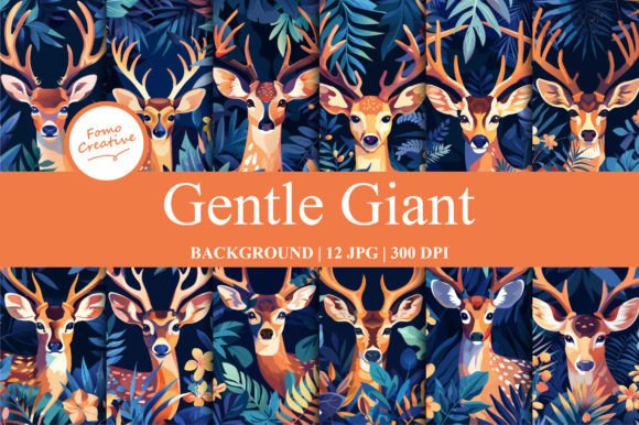 Enhancing Digital Creativity with Gentle Giant and Digital Paper Backgrounds