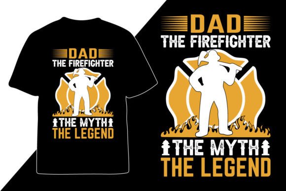 Firefighter Dad T Shirt Design: A Creative Solution for DIY Enthusiasts and Small Businesses
