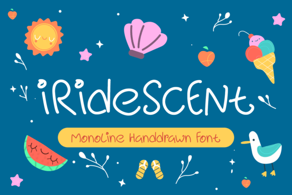 Iridescent: A Playful Font for Purposeful Design