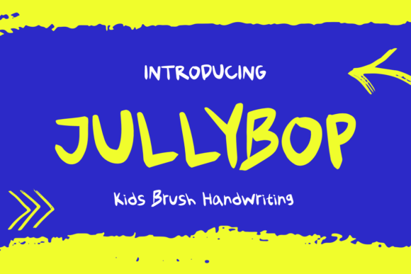 Jullybop - Kids Brush Handwriting: A Playful Font for Creative Expression