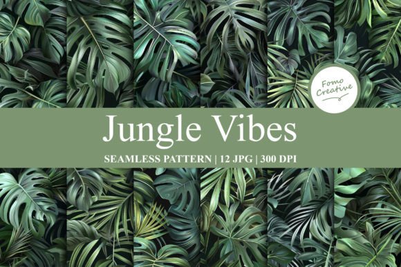 Jungle Vibes: Exploring the World of Digital Paper Patterns