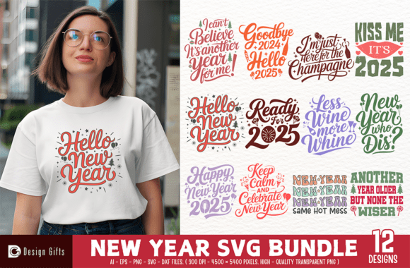 New Year SVG Bundle: A Creative Resource for 2025