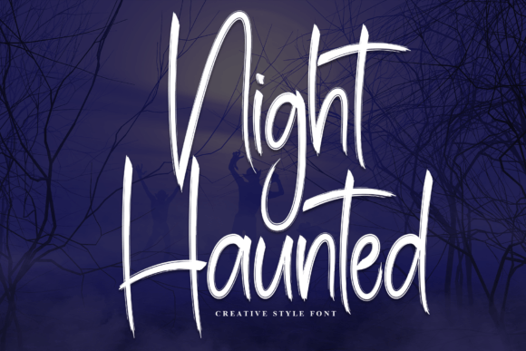 Night Haunted: A Stylish Script Font for Elegant Design