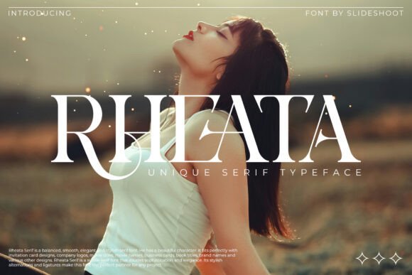 Rheata: A Stylish Serif Font for Elegant Design Projects