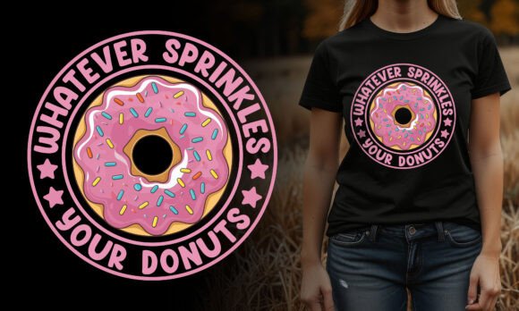 Whatever Sprinkles Your Donuts T-Shirt: A Creative Solution for Print-on-Demand Businesses